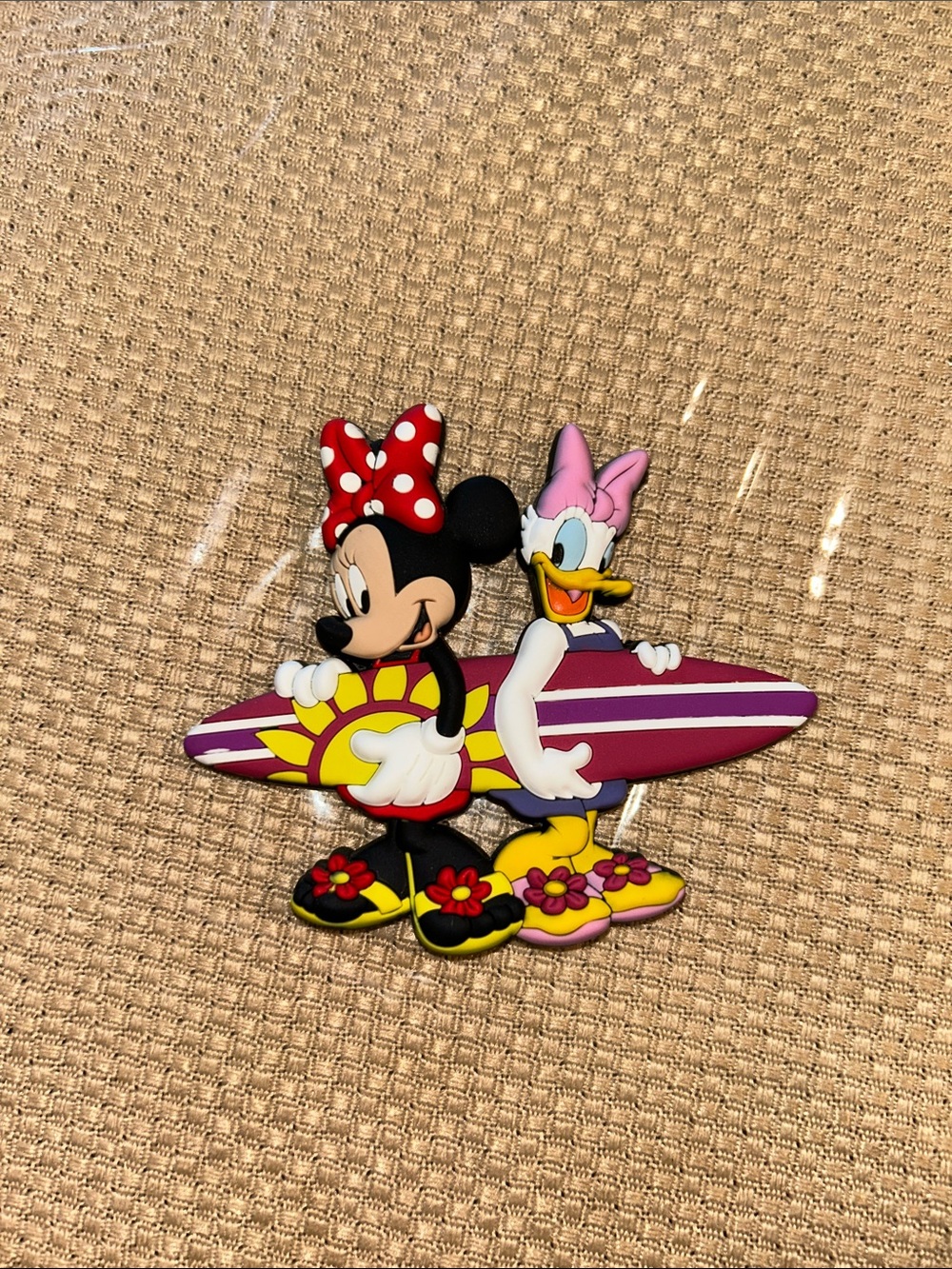 Minnie & Daisy Surfboard Magnet